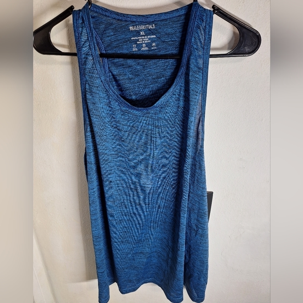 Womens XL Blue RealEssentials Tank Top